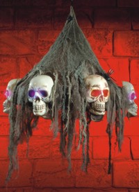 Unbranded Gruesome Horror - Light-Up Skull Chandelier (B-O)