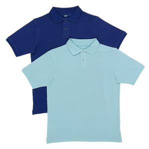 Guise Polo Shirts- Royal Blue and Sky Blue- Extra Large- Pack of 2