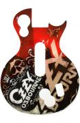 Unbranded Guitar Hero 3 Guitar Skin - Ozzy Osbourne Logo
