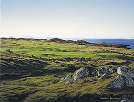 Unbranded Gullane No. 1 Course Limited Edition Golf Print