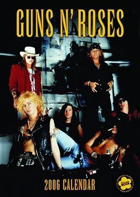 Guns & Roses 2006 calendar