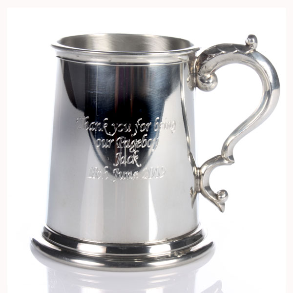 An ideal keepsake for the pageboy. This can be engraved with any message up to 50 characters max