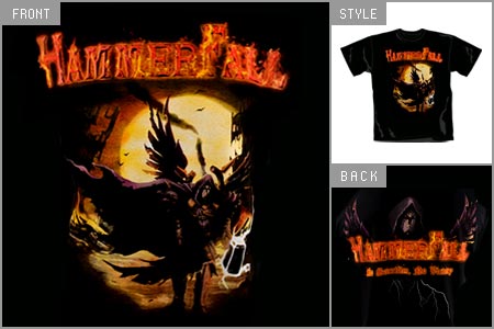 Unbranded Hammerfall (Sacrifice) T-Shirt DND_HF019