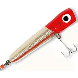 Hammerhead Bass Plug - 110mm - Black and Chrome