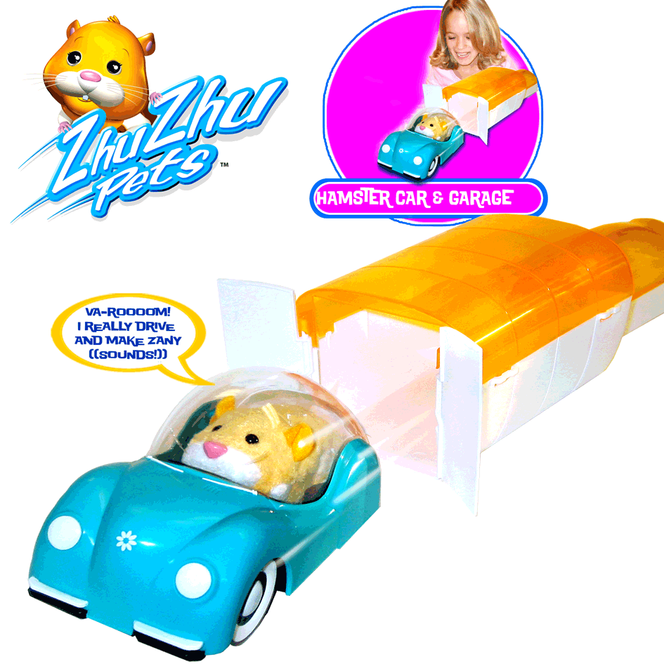 Unbranded Hamster Add-on Playset- Garage With Car