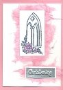 Now you can finish off the perfect Christening gift with this beautiful hand made card that will
