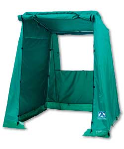 210D polyester. Multi purpose utility tent. Front