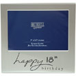 This Happy 18th Birthday photo frame is a fabulous keepsake gift idea for that very special