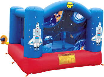 Happy Hop Space Bouncy Castle