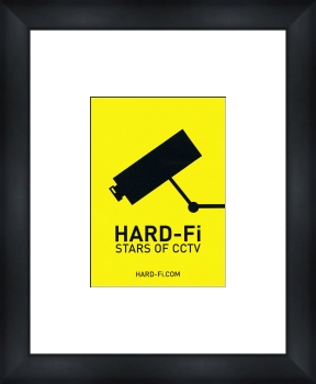 Unbranded HARD-FI Stars of CCTV - Custom Framed Original Ad