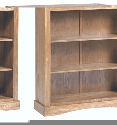 Unbranded Hardwood Bookcase Low 37.5in x 37.5in Vermont