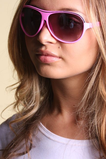 Unbranded Hark Pink Plastic Frame Sunglasses