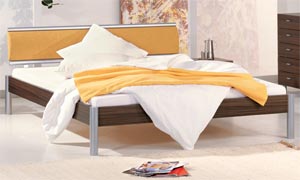 Hasena- The Darwin- 4ft 6 Double Wooden Bedstead