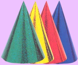 Hat - Cone prismatic assorted