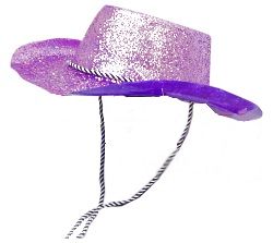 Hat - Cowboy glitter lilac