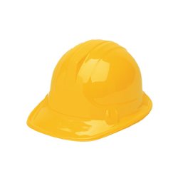 Hat - Plastic construction hard hat - yellow