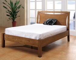 Unbranded Havana Oak 5 Sleigh Bed - Dark