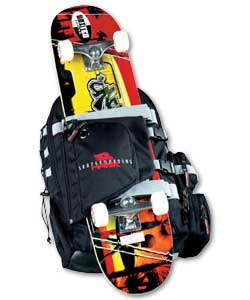 Hawk Gadget 2 Black Skate Backpack