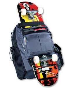 Hawk Gadget Skate Backpack - Grey