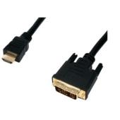 HDMI To DVI Gold Plated Cable 3 Metres