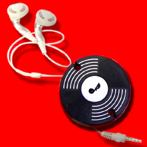 Unbranded Headphone Cable Tidy - Vinyl Record Cord Wrapper