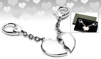 The perfect romantic gift  beautifully moulded so that they fit together when placed side by side