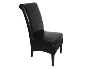 Unbranded Heather leather dining chair