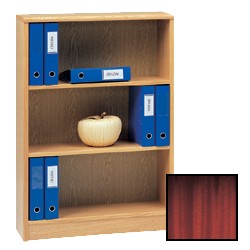 Unbranded Heavy Duty Danish Wood Veneer Bookcase Range Low