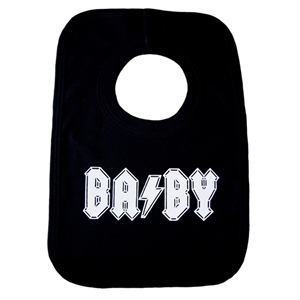 Unbranded Heavy Metal Baby Bib - BA/BY