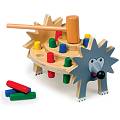 Hedgehog Hammer Bench Educational Wooden Toy