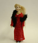 Heidi Ott Modern Lady in Long Red Dress