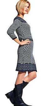 Check out our on trend knitted dress! A smart yet comfortable look with this versatile knitted dress. Perfect with opaque tights and boots. Heine Dress Features: Washable 100% Acrylic Length approx. 90 cm (35 ins)