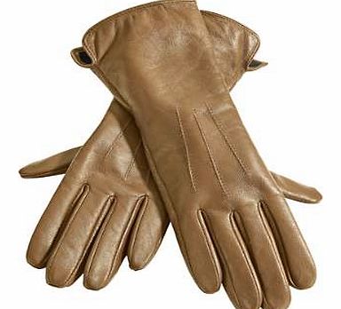 Stylish leather gloves with decorative pleat detail on the top. Heine Glove Features: Specialist clean only Leather Lining: 100% Polyester