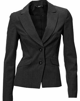 Short blazer with two button fastening and two pockets. Featuring stitch detail on the lapel collar and concealed back vent. Heine Blazer Features: Washable 81% Polyester, 17% Viscose, 2% Elastane Lining: Polyester Length approx. 58 cm (23 ins)