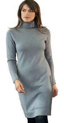 This soft knit turtle neck dress with its ribbed hem and long sleeves will look great with boots this season. Heine Dress Features: Washable 38% Polyester, 34% Cotton, 28% Viscose Length approx. 94 cm (37 ins)