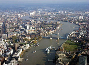 Enjoy a delightful passenger flight over the landmarks of London in a JetRanger helicopter or a Bell