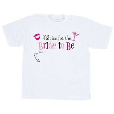 Unbranded Hen night autograph t-shirt