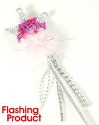 Hen Party: Flashing Hen Party Wand Pink