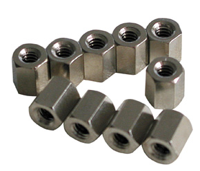 Hex Nut for ``D`` Connector Locking Post