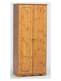 The Highbury Wardrobe is agreat value authentic pinewardrobe. Thiswardrobe features2 doors with
