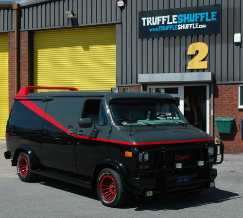 This is no joke! TruffleShuffle.com have an A-Team van... and it