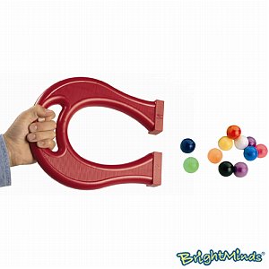 Unbranded Horseshoe magnet with marbles