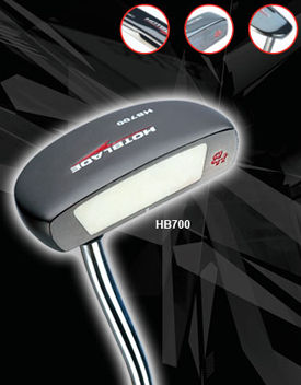 These fantastic looking putters feature a soft white polymer insert to provide the feel and touch