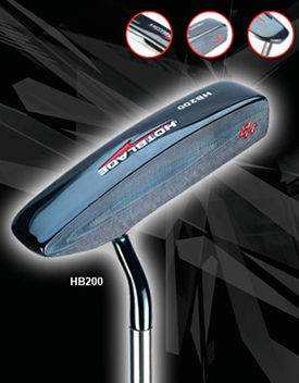 Gorgeous new over-the-hosel putters in a black PVD finish for the ultimate in looks & playability