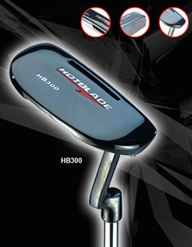 Gorgeous new over-the-hosel putters in a black PVD finish for the ultimate in looks & playability