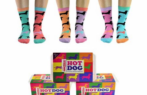 Unbranded Hotdog Dachshund Odd Socks 5188