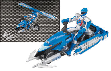 Unbranded Hovertek Cycle with Blue Ranger