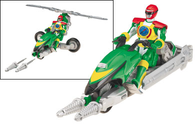 Unbranded Hovertek Cycle with Green Ranger