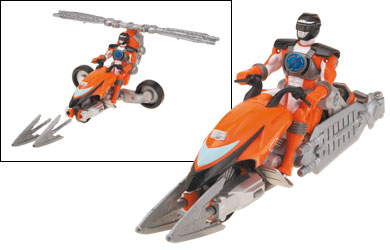 Unbranded Hovertek Cycle with Orange Ranger