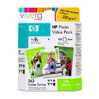 Unbranded HP 363 SERIES PHOTO VALUE PACK WITH VIVERA INKS